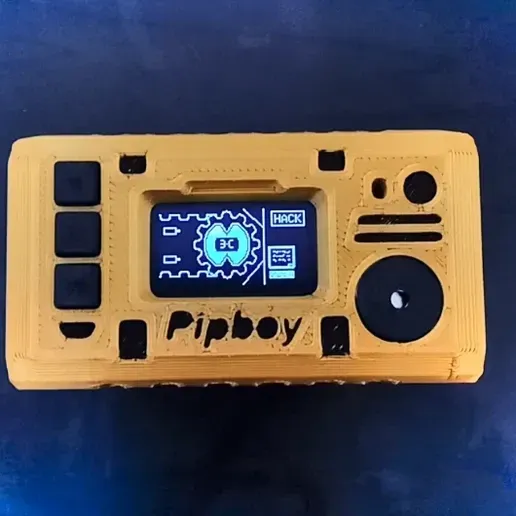 Image de présentation du modèle 3D imprimmable: Fallout Pipboy fonctionel et original! Pipboy Pocket!  (Montage facile + Tuto)